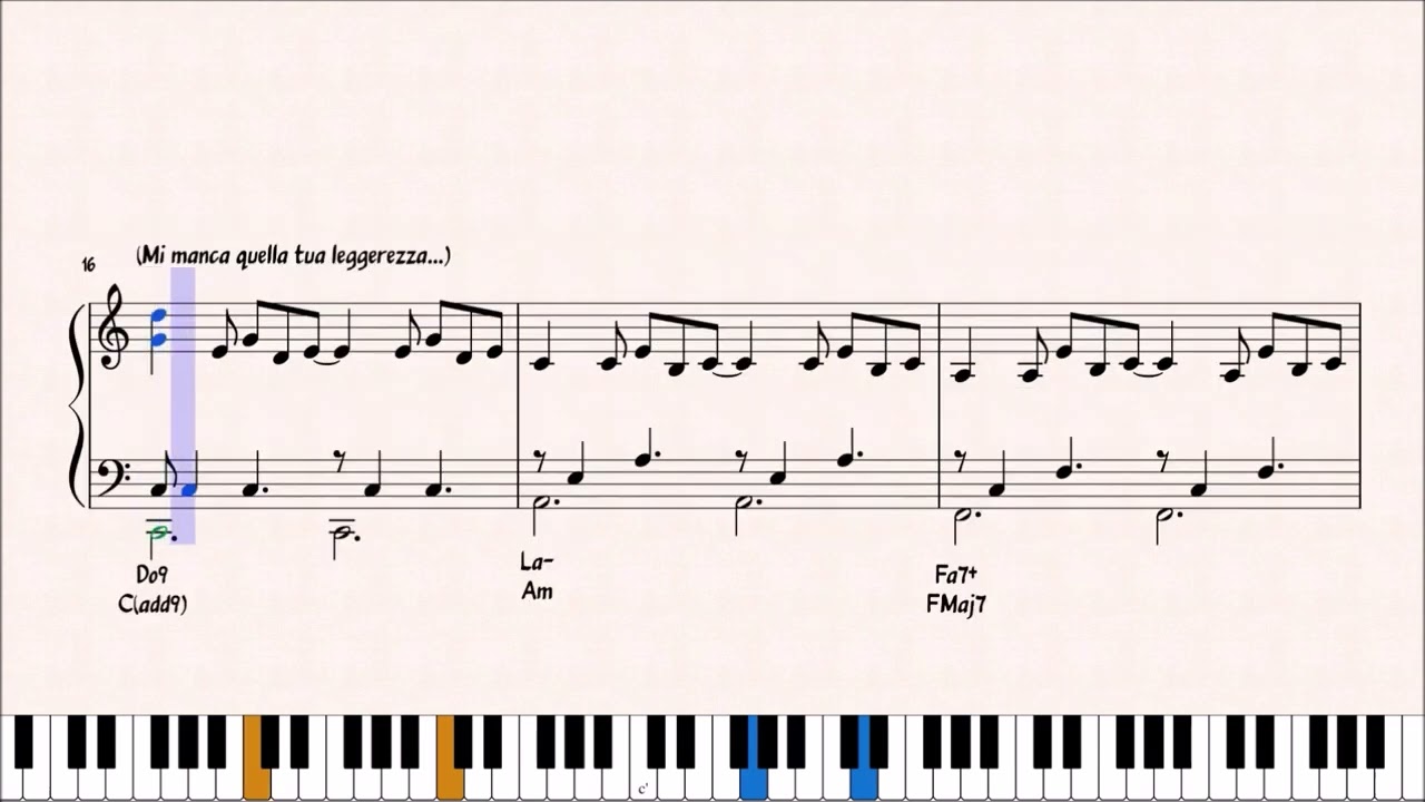 NON SMETTO DI ASPETTARTI - FABIO CONCATO - ACCOMPAGNAMENTO PIANISTICO