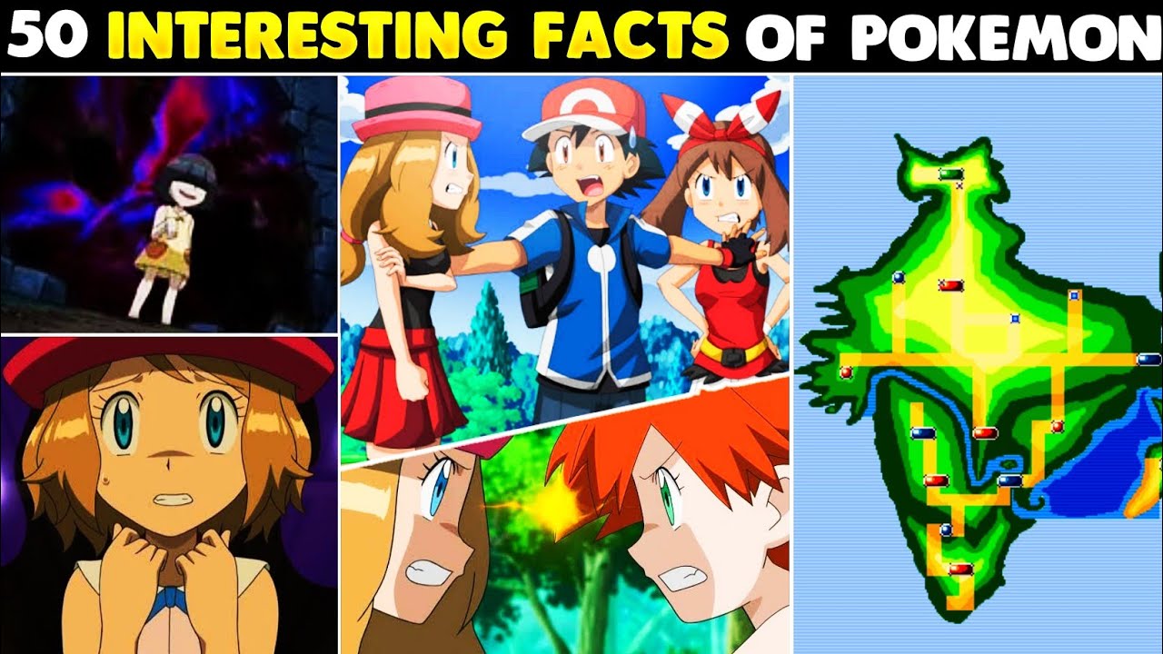 Top 50 Unknown Facts About Pokemon || 20 Interesting Pokemon Facts || Hindi