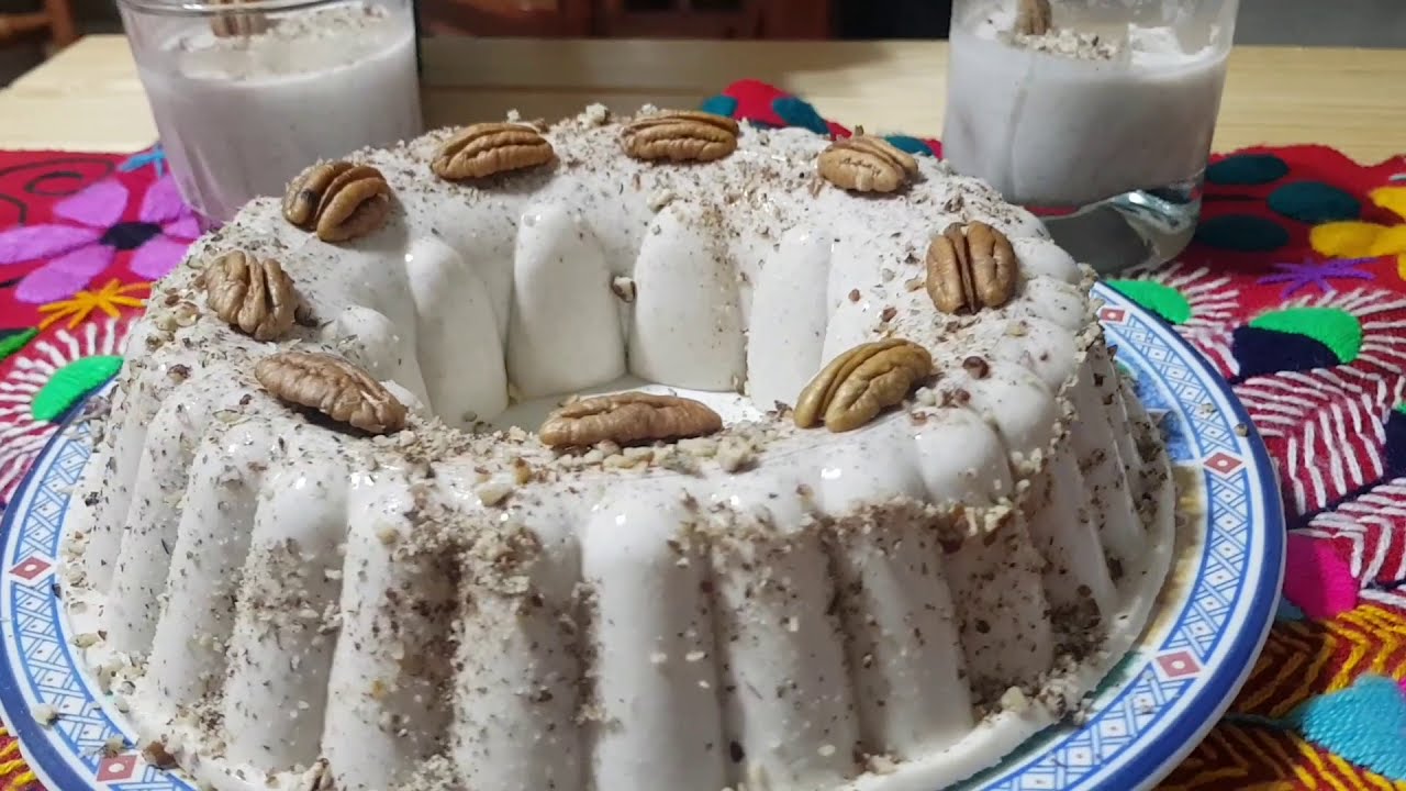 Gelatina de Nuez con Queso Crema