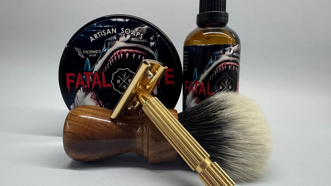 ⚜️Nationaal Blaw🇳🇱⚜️Fatal Bite 🦈 BBS Shaving Set⚜️Tuxedo Brus 