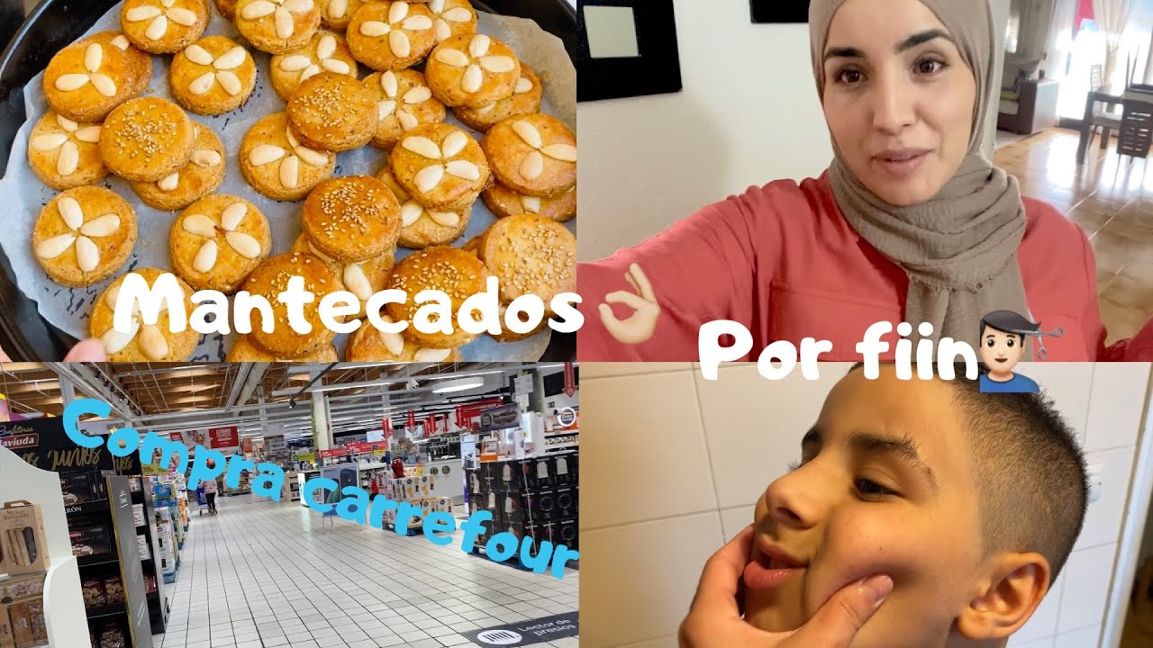 Receta mantecados/ comí cerdo sin querer🤦🏻‍♀️/ no más comedor/ compra Carrefour
