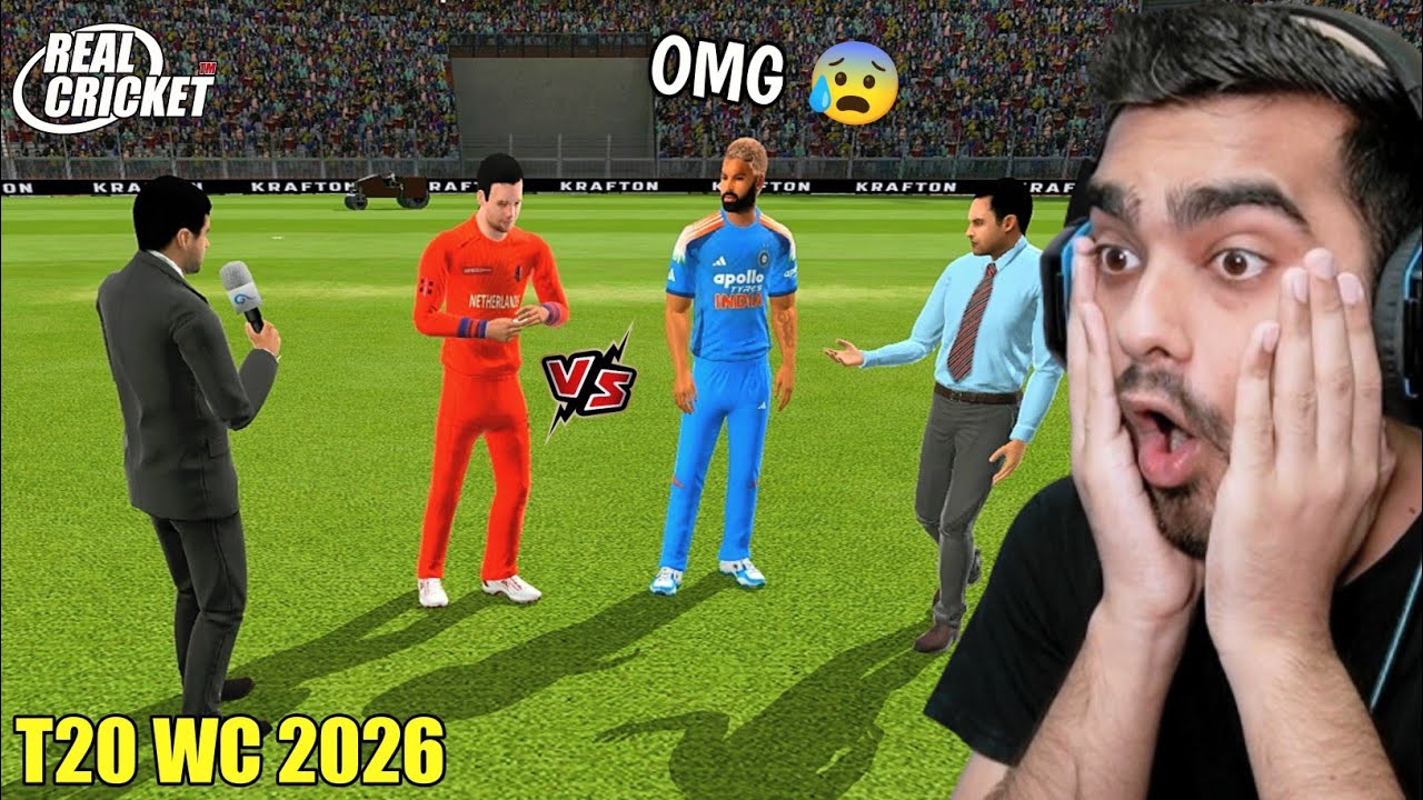 T20 World Cup 2026! India Vs Netherlands Real Cricket (Hardcore Mode)