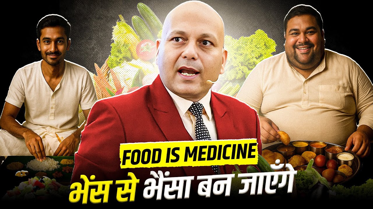 Food is Medicine | भेंस से भैंसा बन जाएँगे | Harshvarrdhan Jain | 9001939177 #harshvarrdhanjain