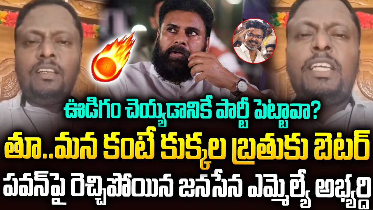 ఊడిగం చెయ్యడానికే పార్టీ పెట్టావా పవన్🔥🔥#janasena Leader Serious On #pawankalyan #tvkvijay | SMP