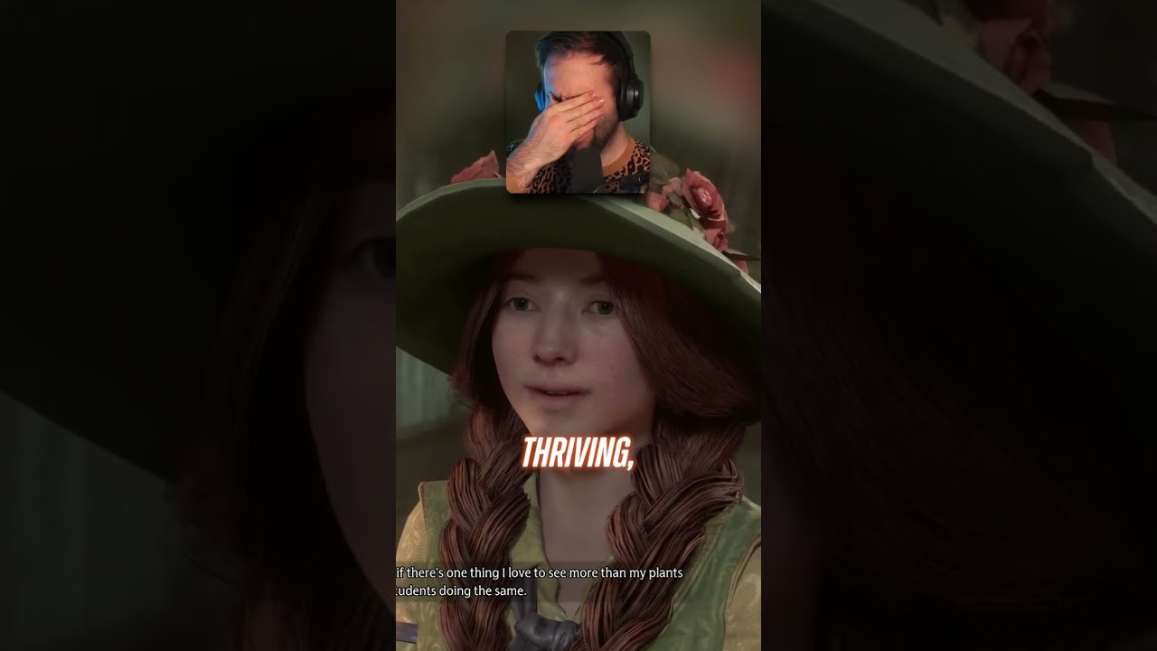 Somebody approved of this for Professor Garlick #hogwartslegacy #hogwarts