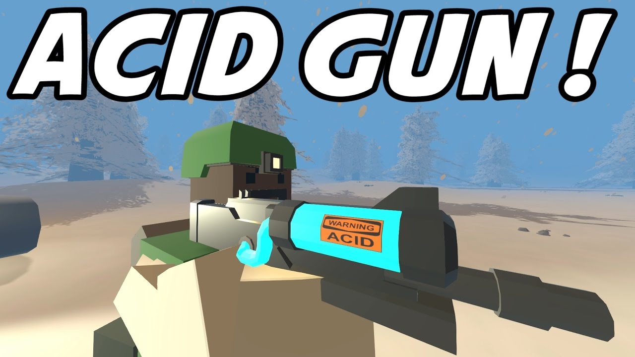 Unturned - Acid Gun and Flare Gun! (Unturned Mods)