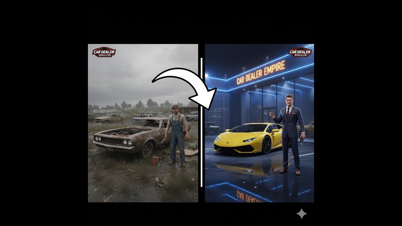 Z Vraku Na Milionáře: Stávám se DEALEREM AUT! (Car Dealer Simulator #1)