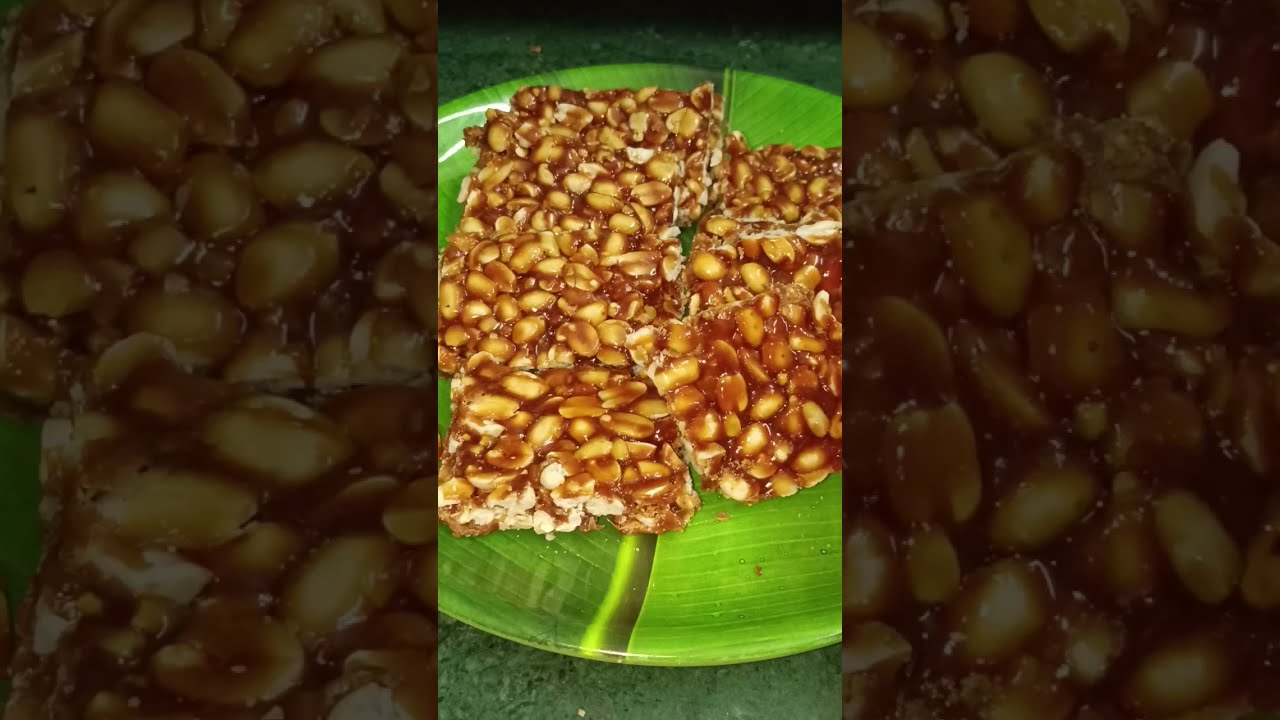 Mungfali good Chikki recipe! 