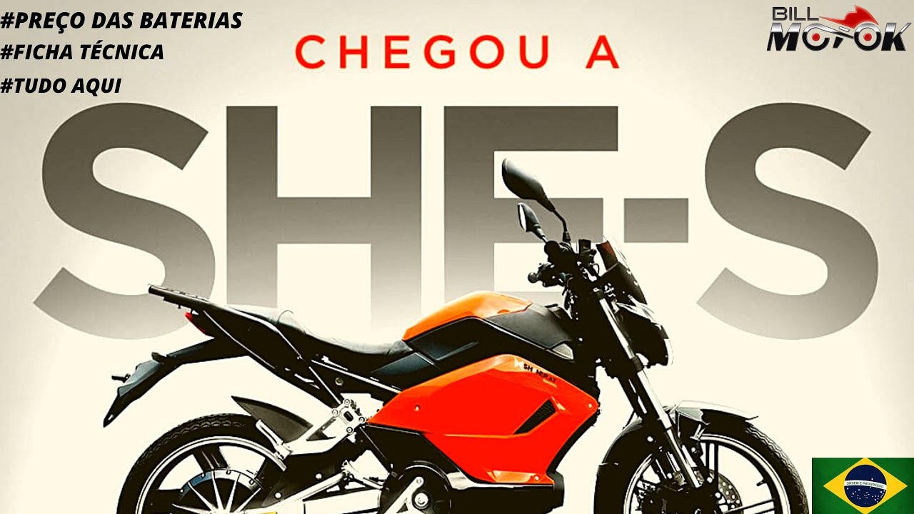 Cores, preço da bateria e mais detalhes técnicos que faltaram da nova SHE-S, a elétrica da SHINERAY.