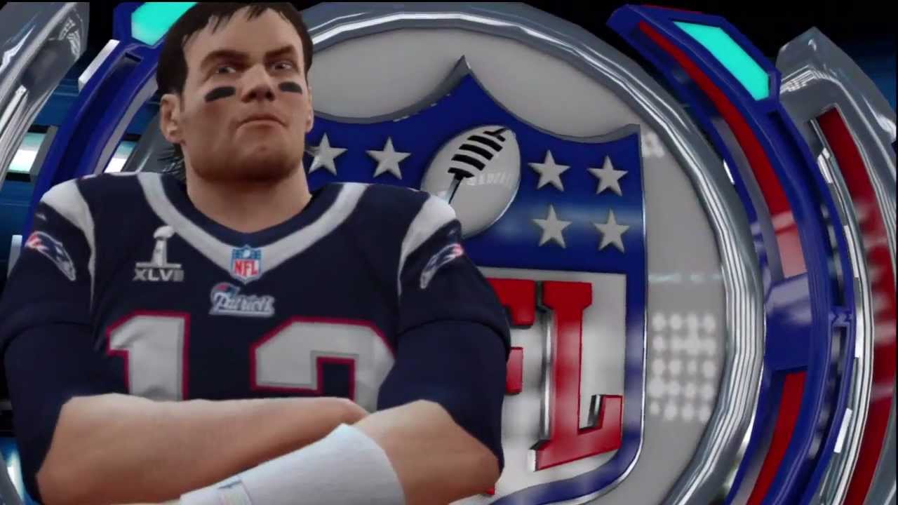 Madden 13 Superbowl Opening and celebration for Patriots