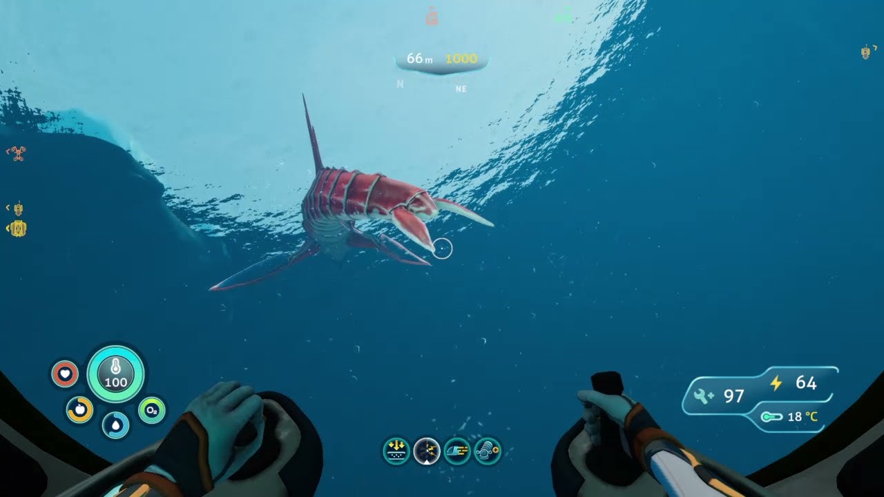 Ensimm&auml;inen kehonosa ja leviathaneille shokkeja | Subnautica Below Zero