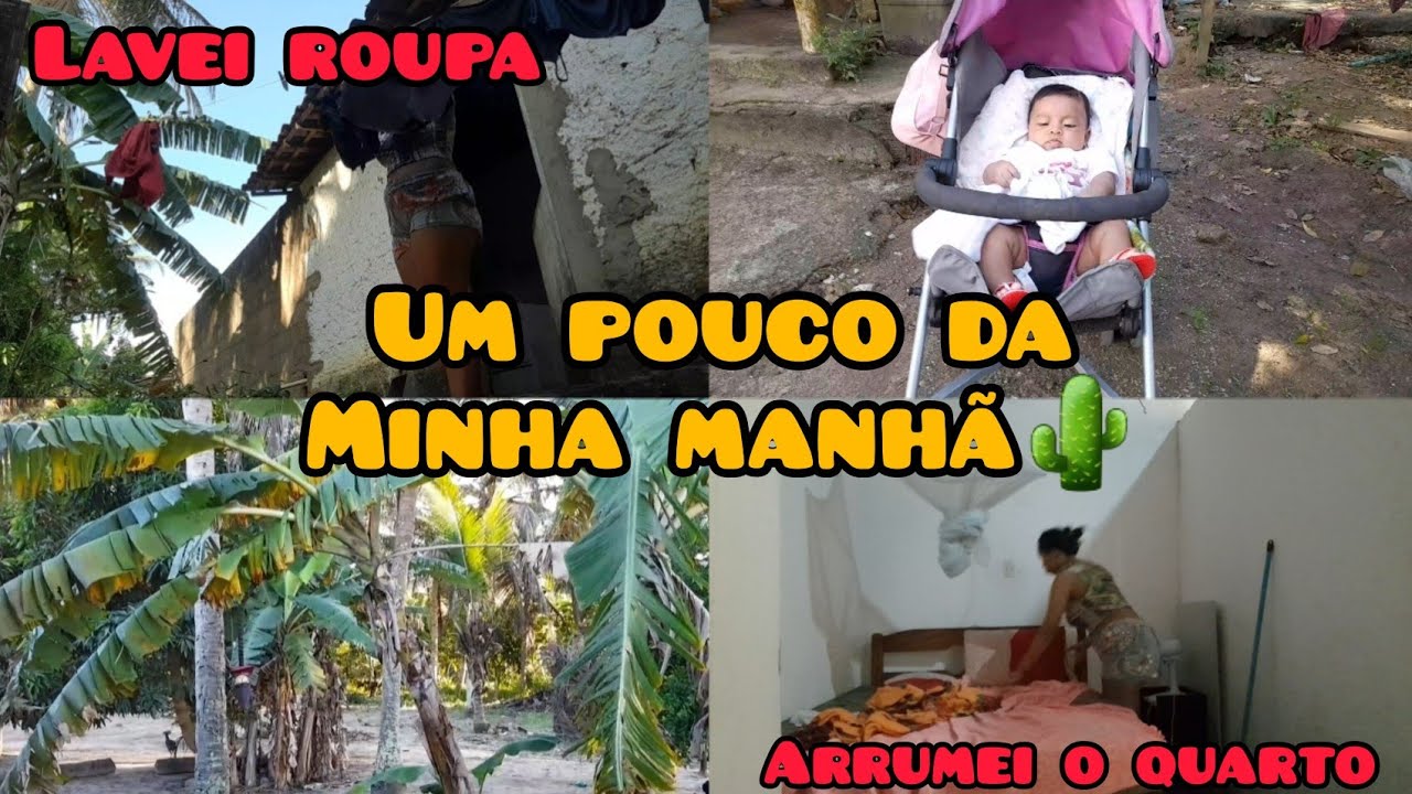 Um pouco da minha manhã🌵 lavei roupa 👚👕👖