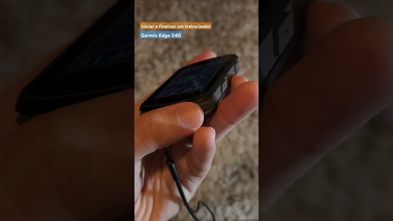 Iniciar a pedalada no Garmin Edge 540. Se Increva no Canal 