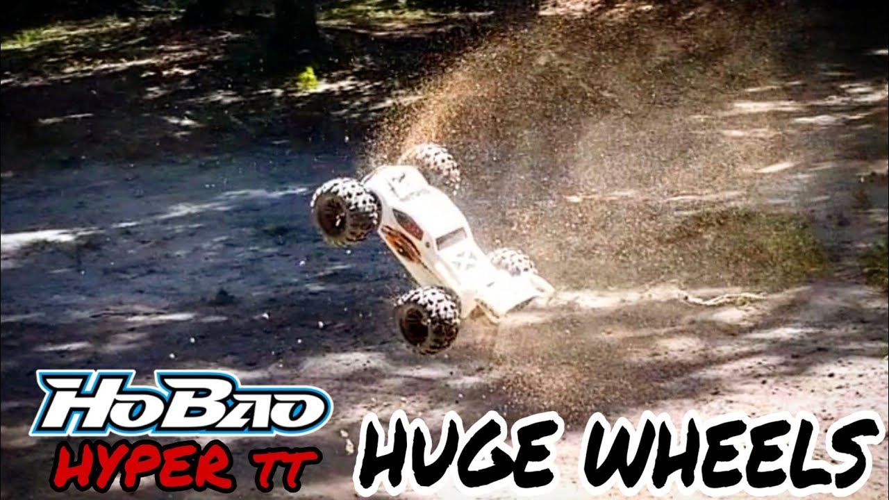 HoBao HYPER TT RIPPING the NEW Back Yard TRACK TIRE WHEEL TESTING