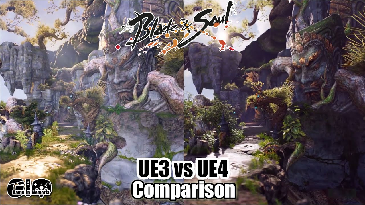 Blade & Soul - UE3 vs UE4 Comparison [1080p] NCSOFT