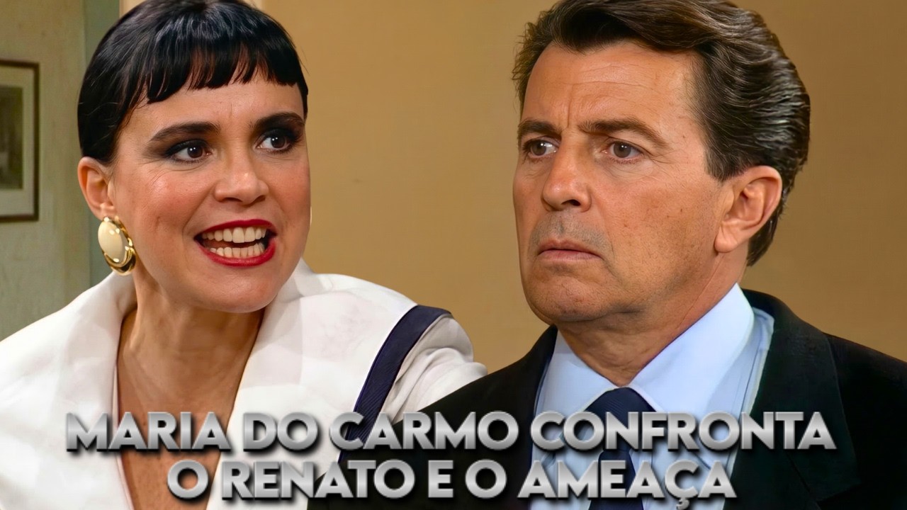 Rainha da Sucata - Renato tenta impedir a Maria do Carmo de melhorar a empresa, e ela reage