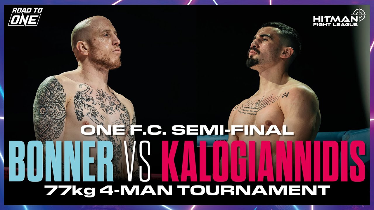 ONE F.C. 4-man 77kg SEMI FINALS - Nathanial Kalogiannidis vs Daniel Bonner - Hitman Fight League