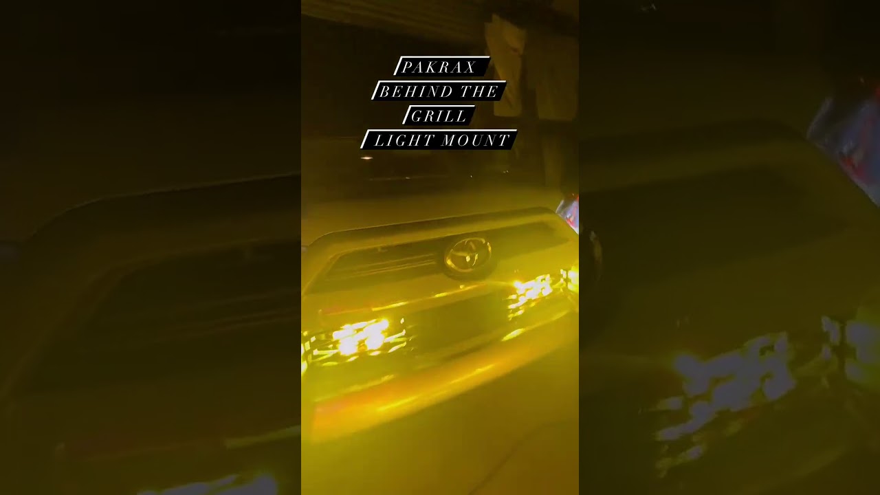 PAKRAX - 5th Gen Toyota 4Runner Behind Grill Light Mounts!