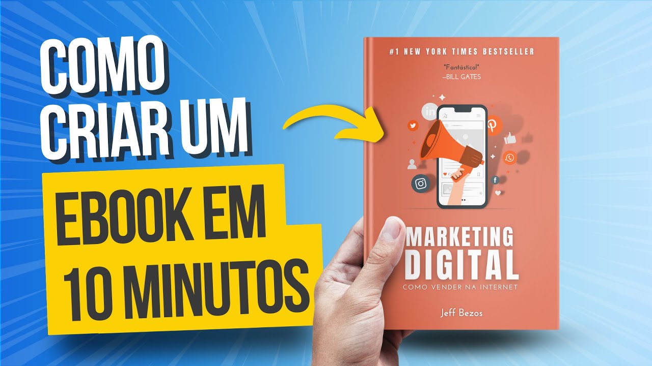 Como Criar um EBOOK em Menos de 10 MINUTOS no Canva (2023)