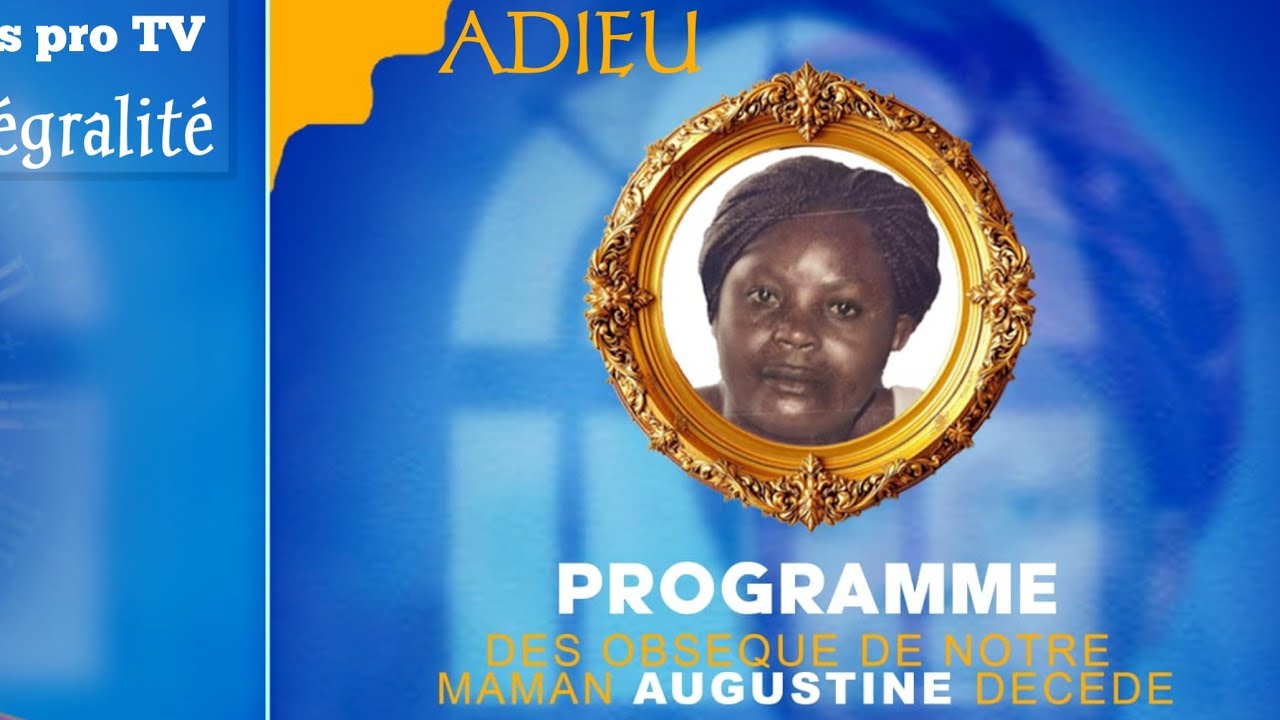 Page noir :Veillée Mortuaire de Maman Misa Augustine