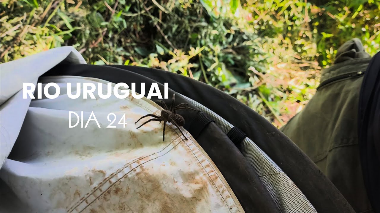 DIFÍCIL ACHAR LOCAL BOM PARA ACAMPAMENTO... RIO URUGUAI, DIA 24.