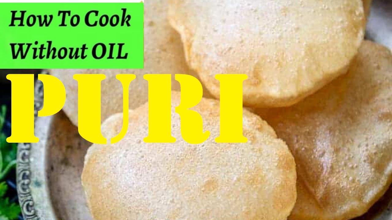 How to make without oil\oil free poori in simple steps/तेल मुक्त पुड़ी बनाने के तरीके Part I