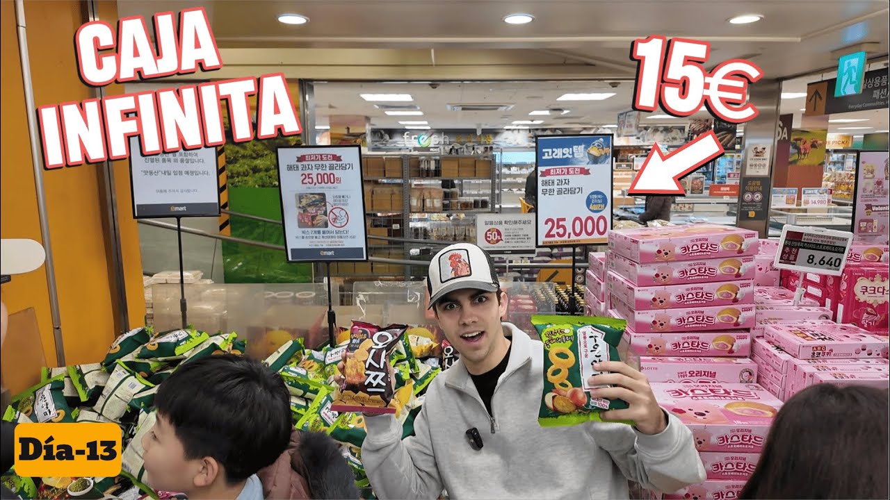 Pagas 15€ y te llevas TODO esto (Reto Viral Corea) Vlog 13