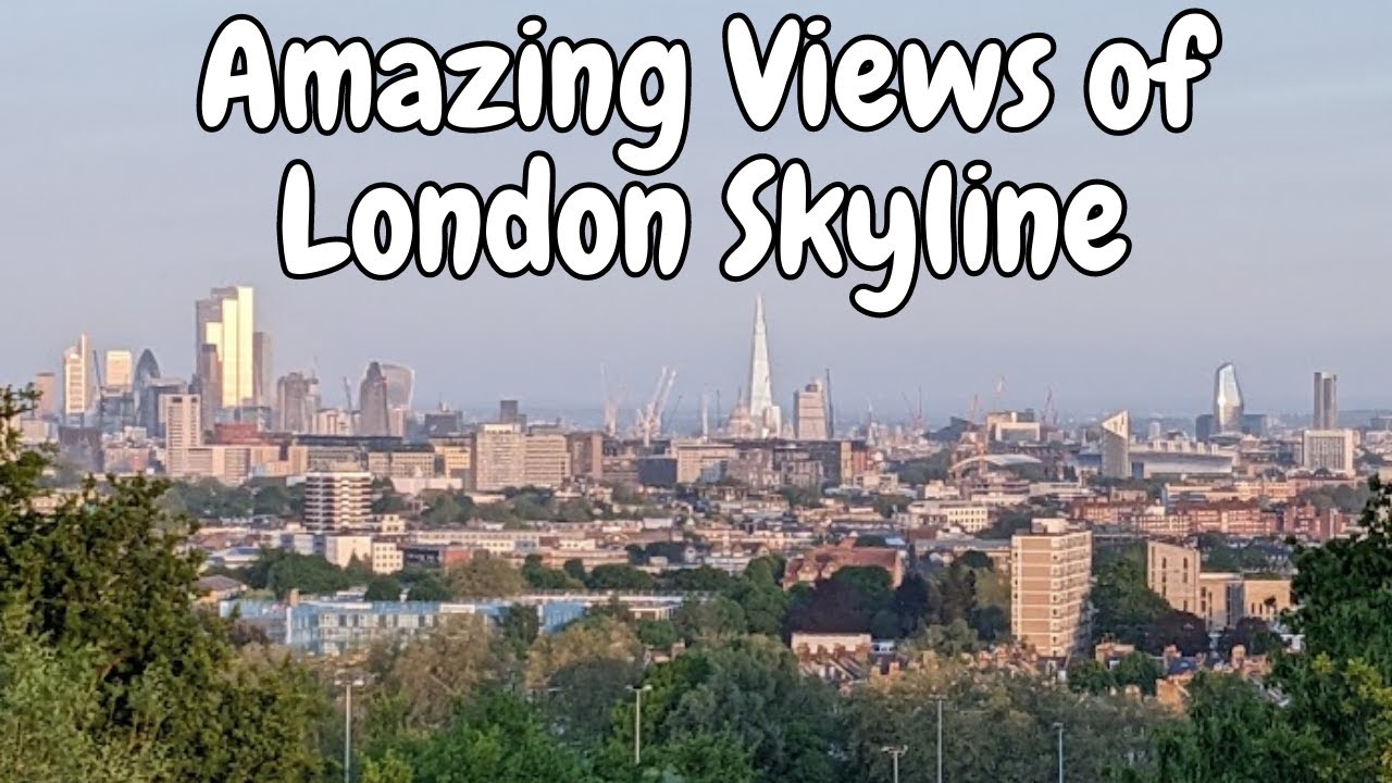 London City Skyline Views From Hampstead Heath Park