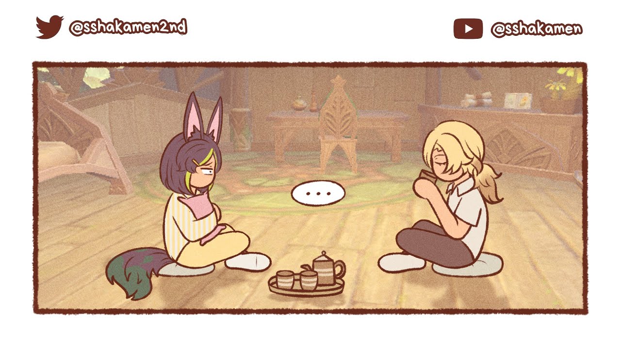 when tighnari had enough too (haikaveh ft cynonari) [GENSHIN IMPACT - COMIC MEME]