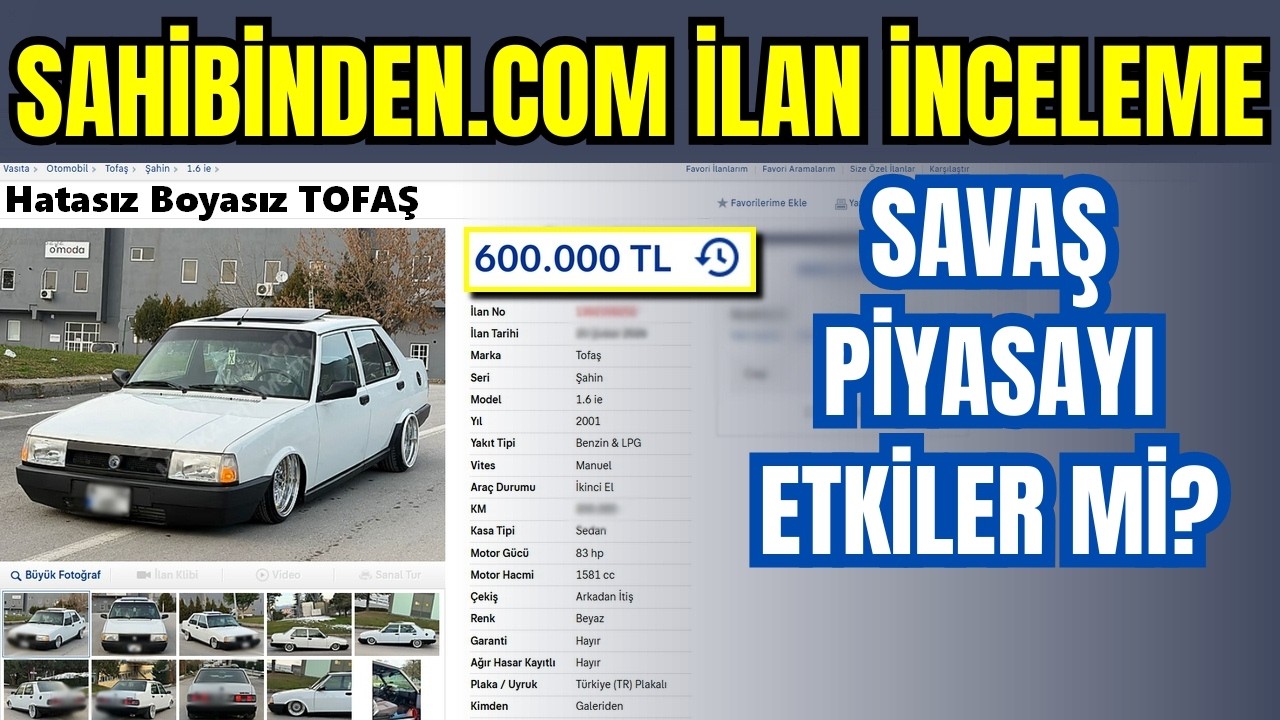 🔴 CANLI: 2. EL FİYATLARI ARTAR MI? | Sahibinden İlan No İnceleme - 28 Şubat 2026