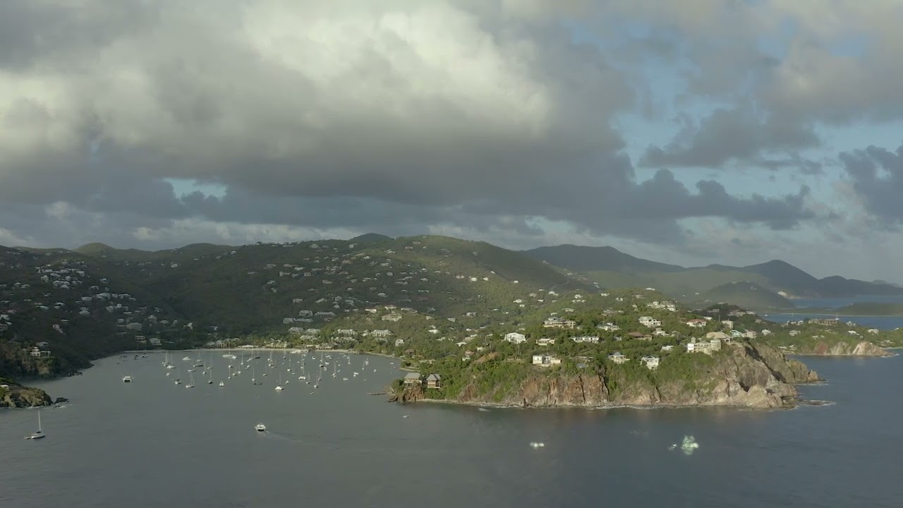 Cruz Bay and Maria Bluff in St. John
