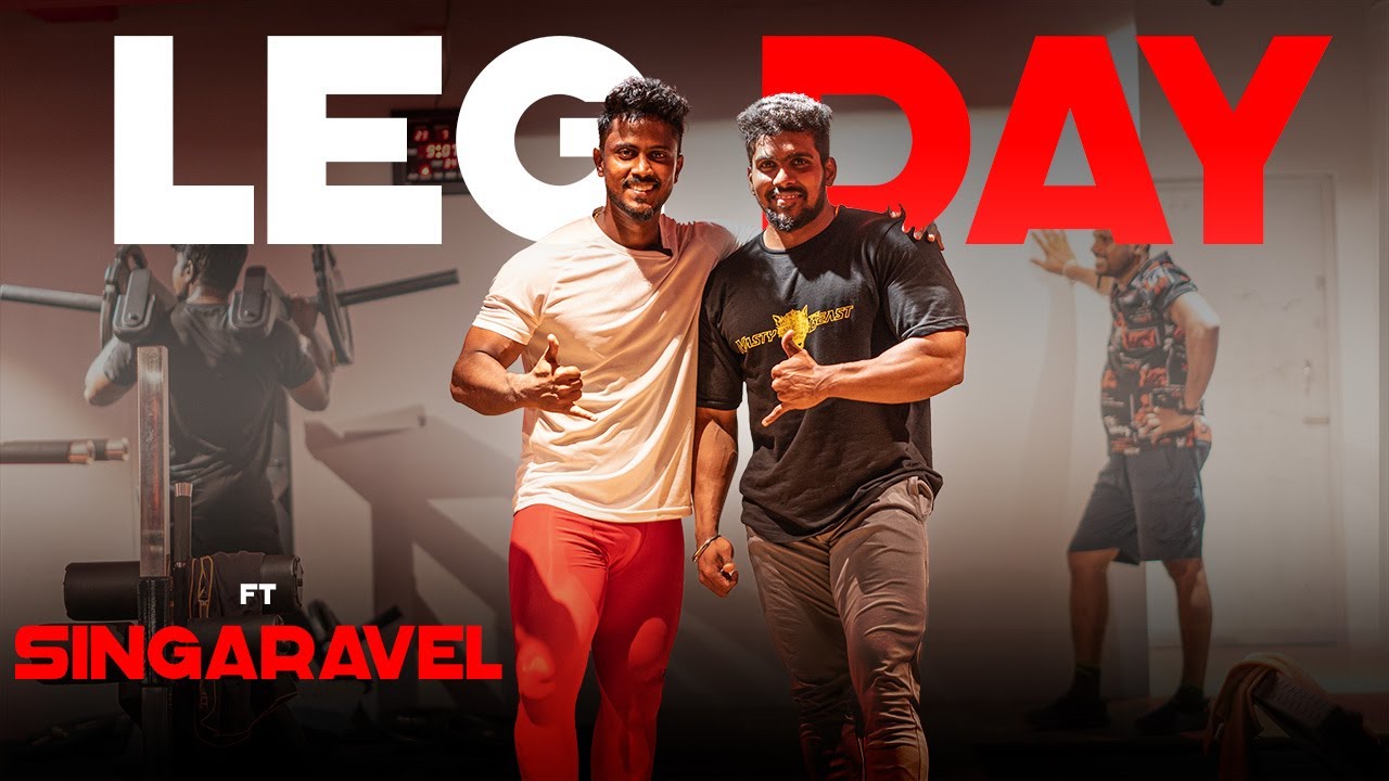 Training Legs with Upcoming Pro Singaravelan | Discussions on future shows & Funs
