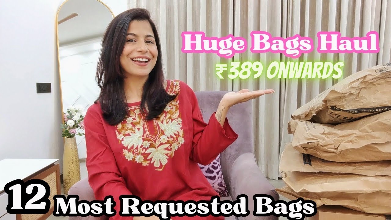 Huge Bag Haul ₹389 Onwards l Hand Bag, Tote Bag, Office Bag, Wallet, Beech & Boho Bag l Dream Simple