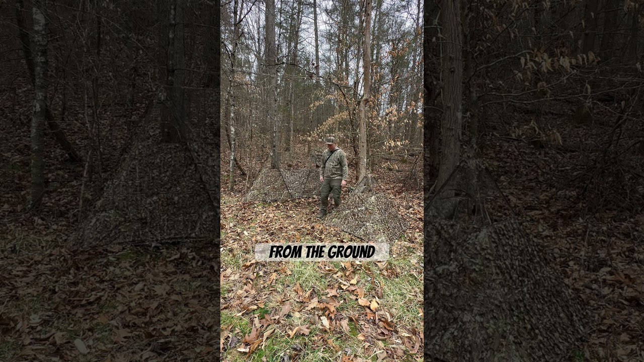 Nukem Hunting Blinds- lightweight hunting blinds for ground hunters. Available in Regular & XL sizes