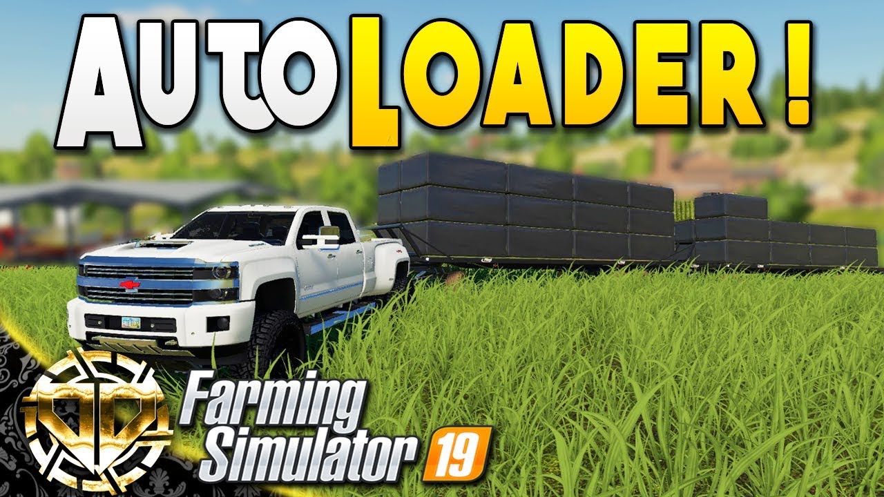 AUTOLOADER TRAILER : AUTOLOAD BALING MADE EASY :  Farming Simulator 19 Gameplay : Ravenport EP 26