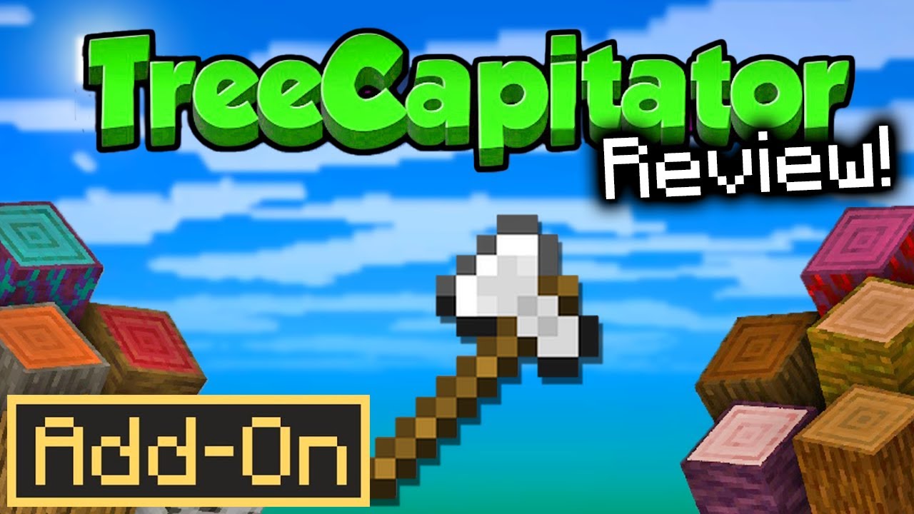 ЛУЧШИЙ аддон TreeCapitator для Minecraft Bedrock Survival по отзывам игроков!