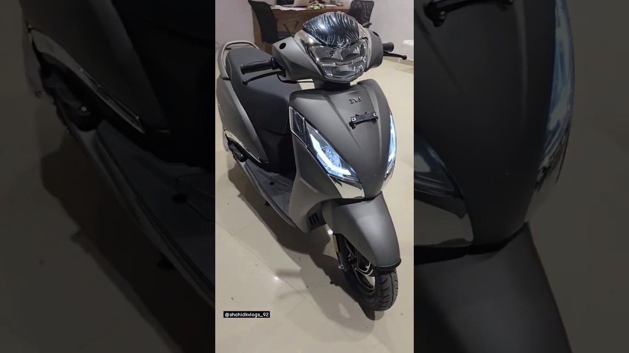 TVS Jupiter 125 matt Grey Colour 2025 Look 😱😱 #viralvideo #shorts