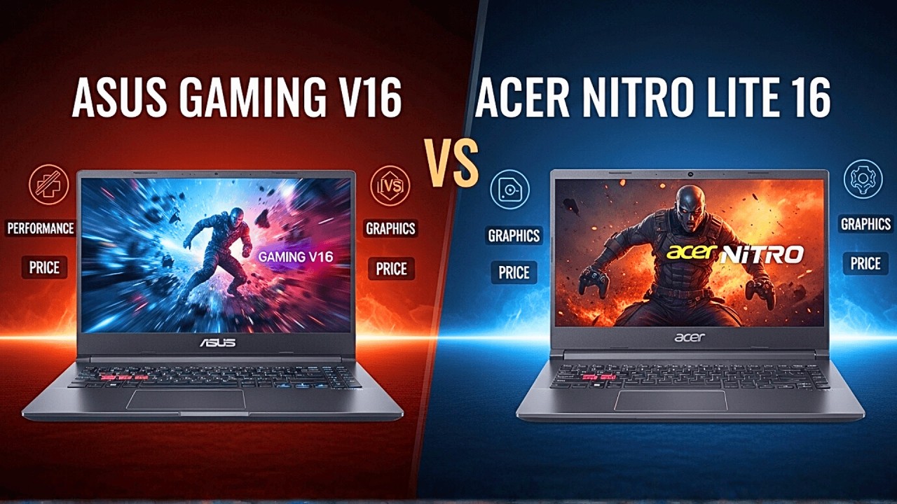 Asus Gaming v16 vs Acer Nitro Lite 16 | The Cheapest and the Best for Student Laptops Under $1300
