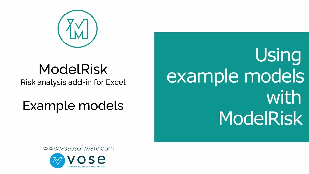 Using example models with ModelRisk