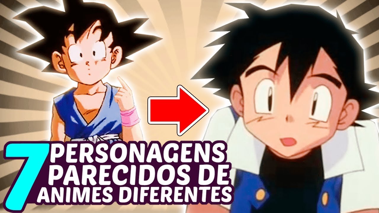 7 PERSONAGENS PARECIDOS DE ANIMES DIFERENTES #2