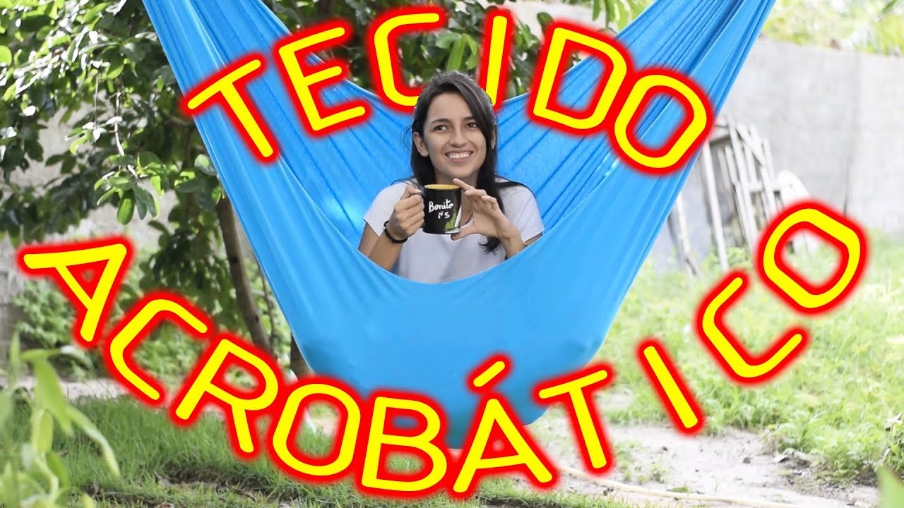 Como Fazer um BALANÇO ou REDE para JARDIM e AERO YOGA com TECIDO ACROBATICO CIRCO| Amanda Alves DIY