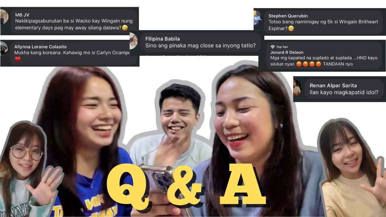 Q&A with Kuya Wacko and Wingain | Czarie Espinar