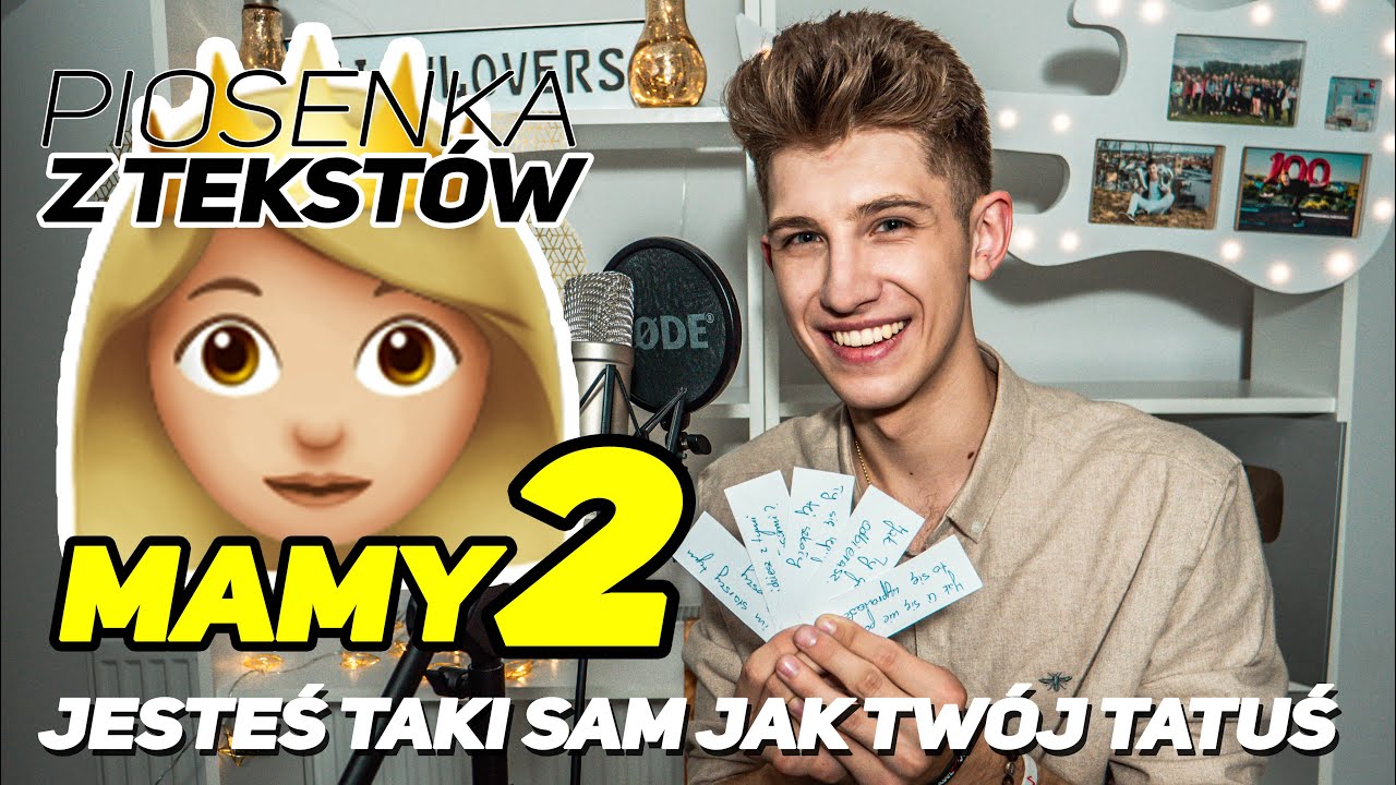PIOSENKA Z TEKST&Oacute;W MAMY (część 2) 👩🏼🎶📻