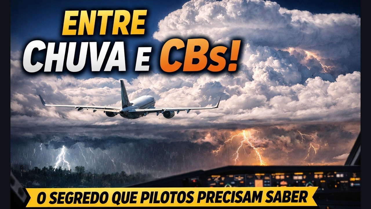 Chuva Embaixo e Cumulonimbus Acima: O Segredo da Atmosfera Que Poucos Pilotos Entendem