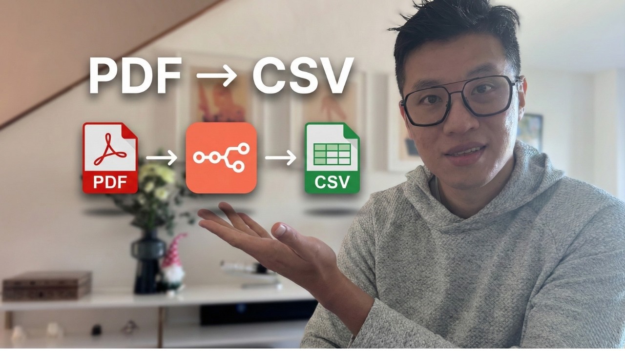 How to extract PDF and image text into CSV using n8n (without manual data entry)