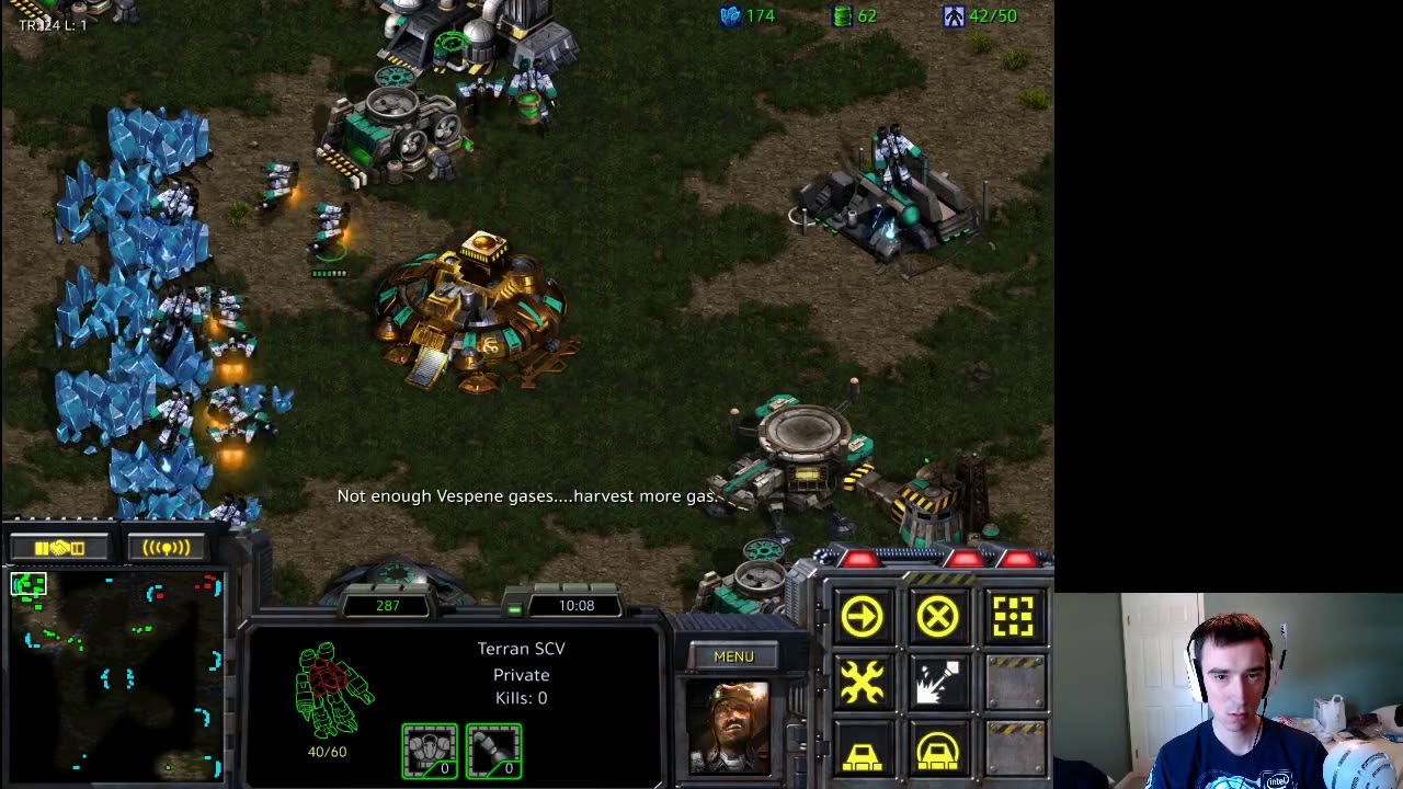 StarCraft Remastered - 1v1 (FPVOD) Nyoken (T) vs ReturnBreak (Z) Fighting Spirit Patch 1.21