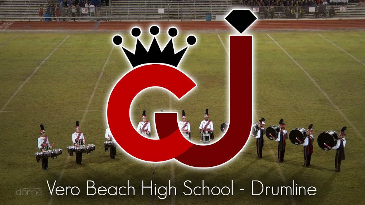Vero Beach High School Drumline -  Crown Jewel Marching Band Festival 2012