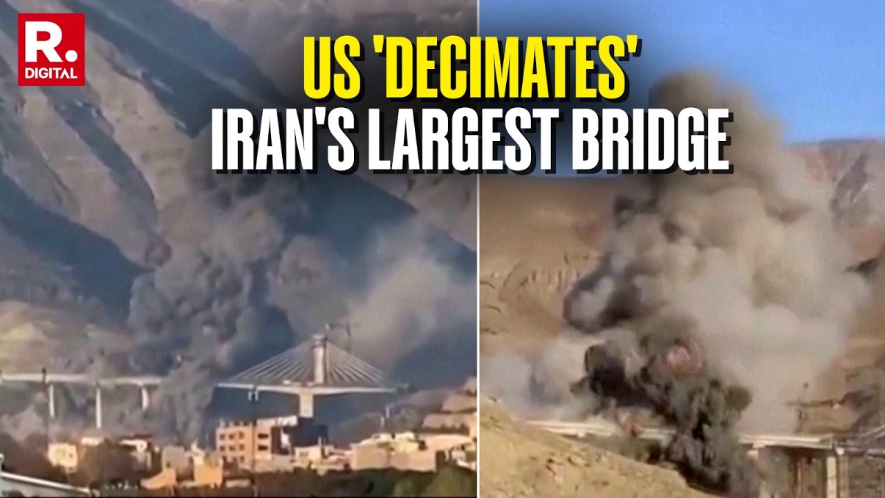 US-Israel Iran War: Trump Destroys Iran's Largest Bridge, Claims 'Much More to Follow' | Tehran