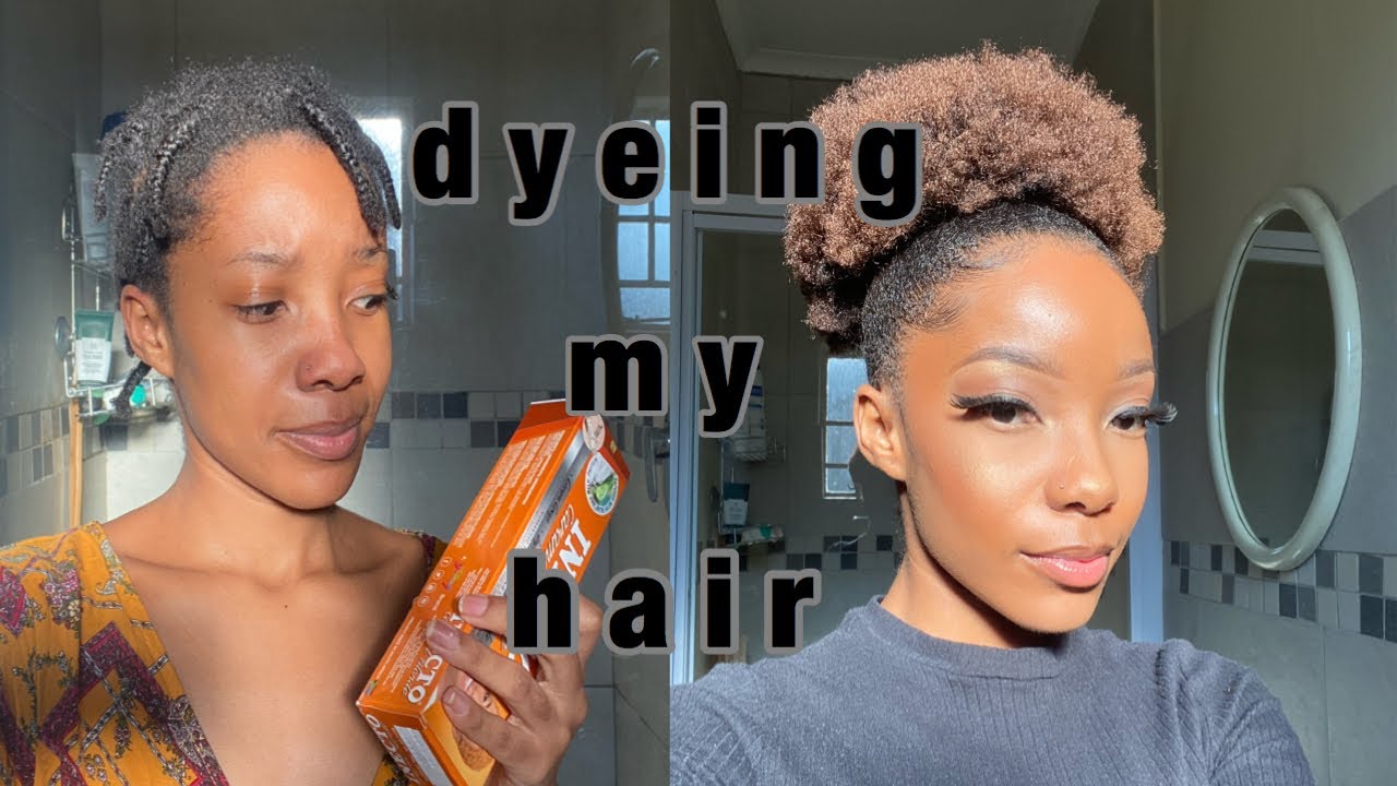DYEING MY HAIR FOR THE FIRST TIME IN MY LIFE | SOUTH AFRICAN YOUTUBER