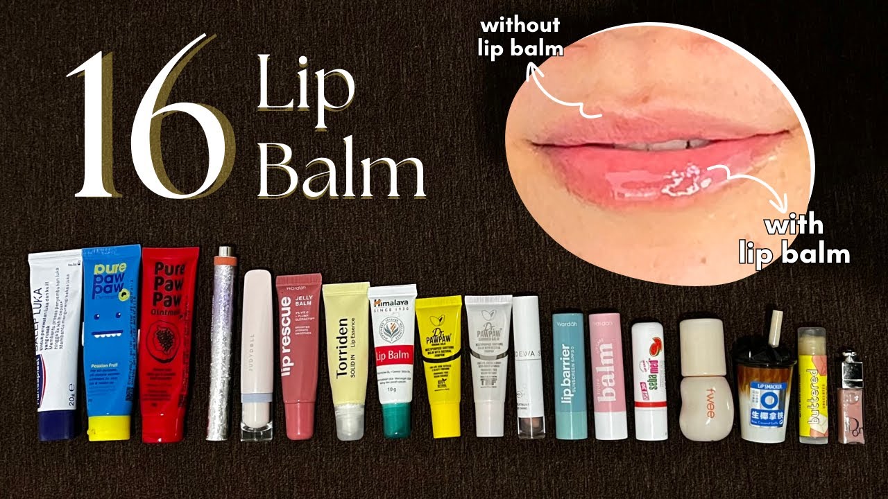 Try On Lip Balm Tanpa Makeup (bare face), Tes UV Cam, dan Honest Review 16 LIP BALM